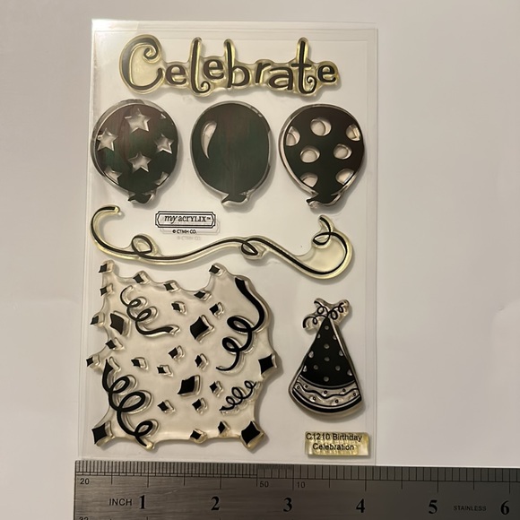Birthday Celebration C1210 stamp set - Picture 2 of 6